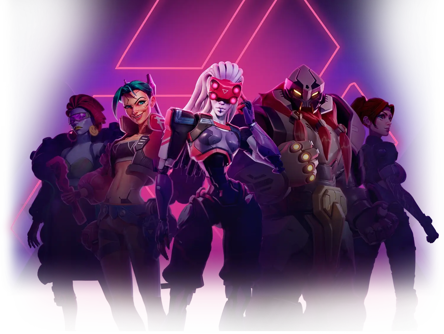 Mech Arena mechs on the Pilots' Club rewards banner